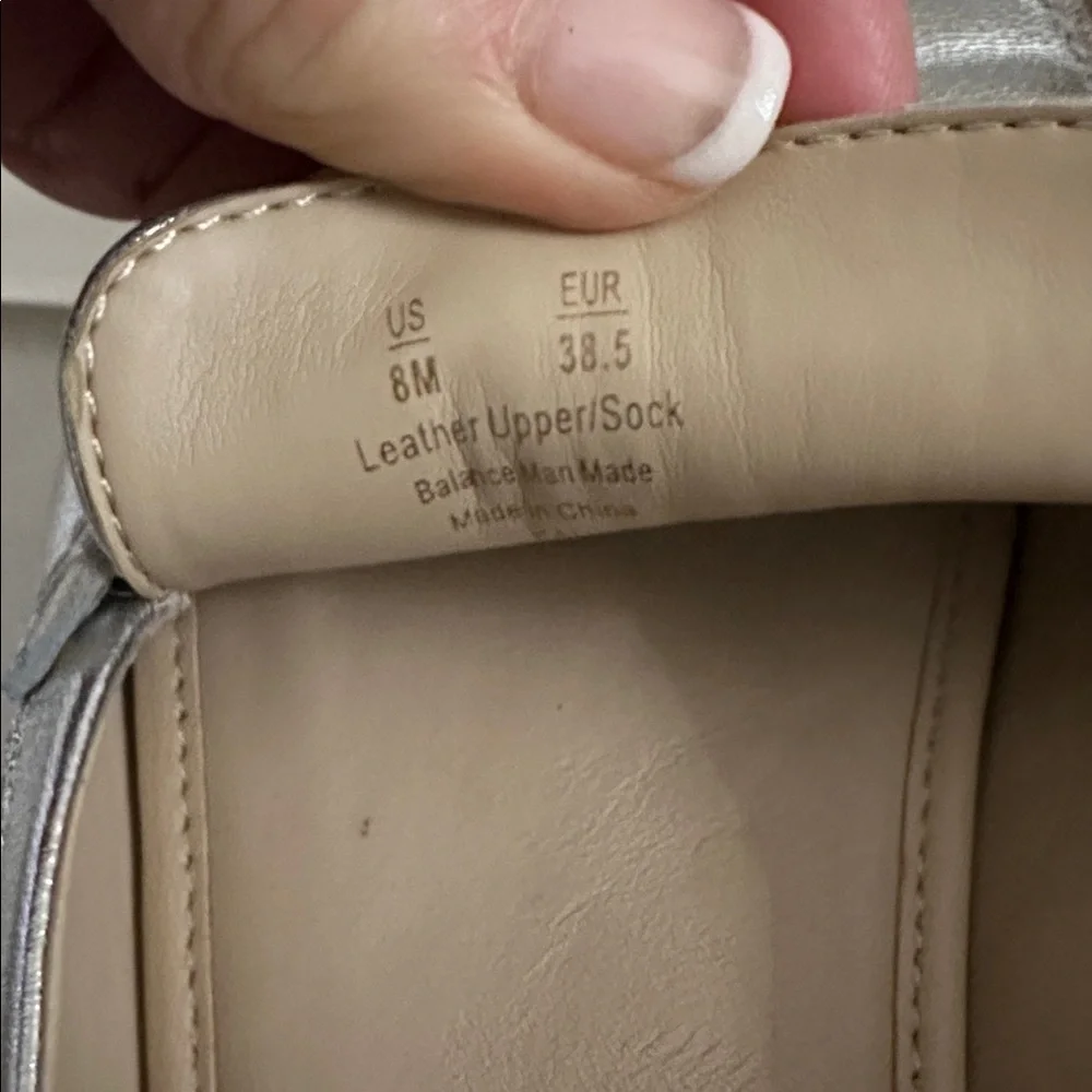 Sam‎ Edelman Silver Women's Loafers